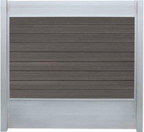 IdeAL | Scherm Zilver- Symmetry Graphite | 180x180 | 9 planks