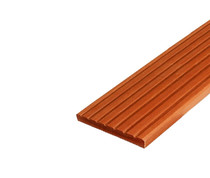 Massaranduba vlonderplank | 21x145 | groef / ribbel | 275cm