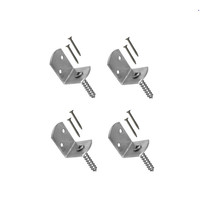 L-beslag | RVS | 4 stuks