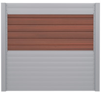 IdeAL | Scherm Zilver- Symmetry Cinnabar | 180x180 | 6 planks