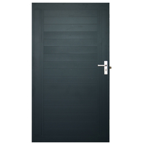 IdeAL | Aluminium poort met slotuitsparing
