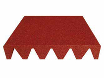 Aslon | Safe & Soft Tegel | 50 x 25 x 3 cm | Rood