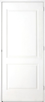 Vuren FSC boardpaneeldeur (78 x 211.5 cm) met kozijn (56 x 90 mm) linksdraaiend