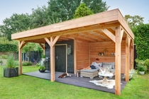 Douglasvision | Buitenverblijf 605 x 450 met veranda SHOWMODEL