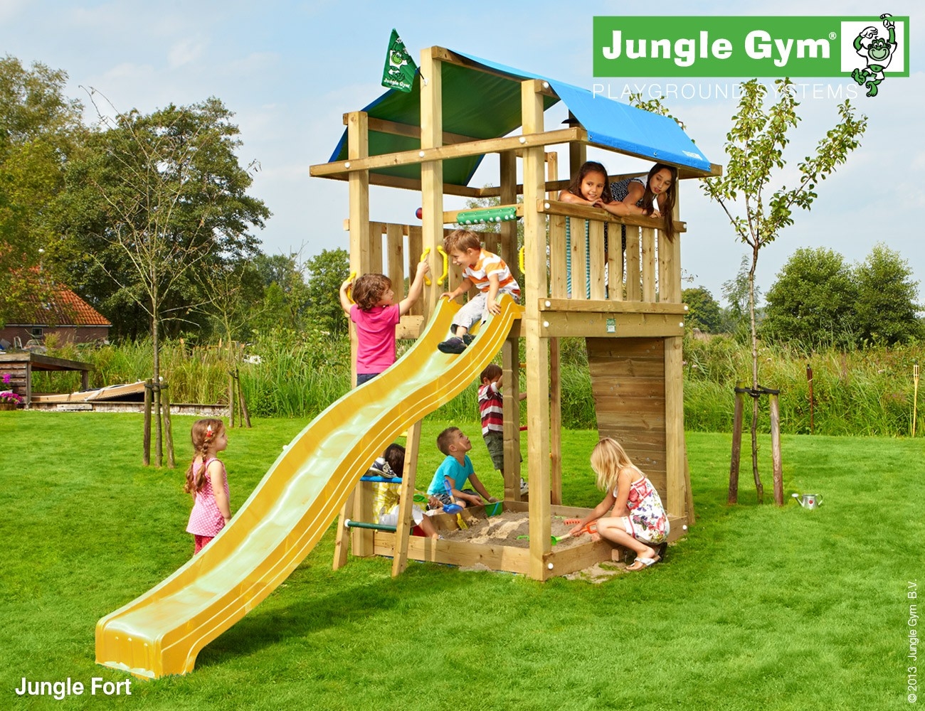Jungle Gym Fort Groen jungle gym kopen in de aanbieding