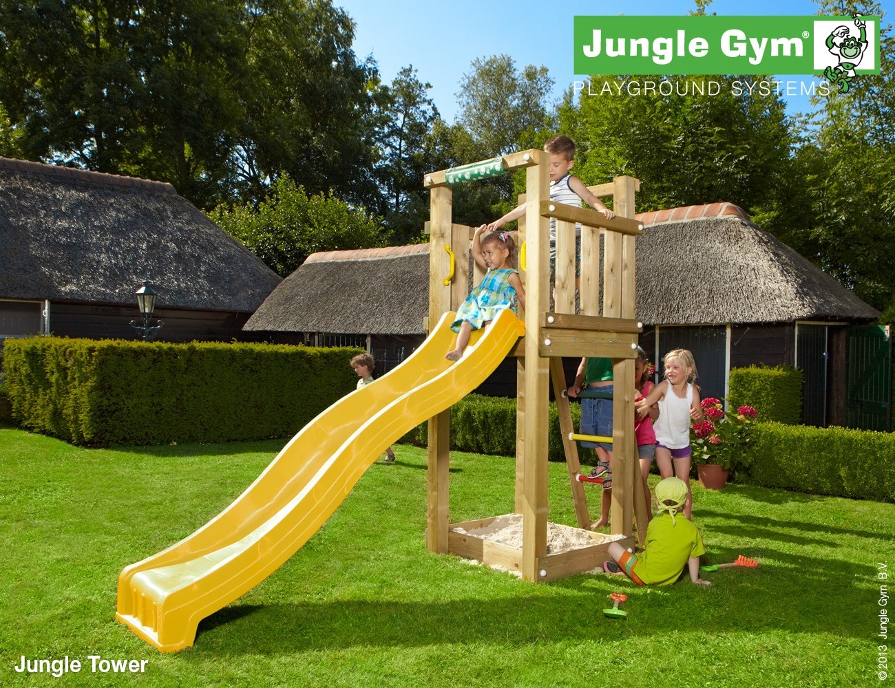 Jungle Gym Tower Deluxe Paars jungle gym kopen in de aanbieding