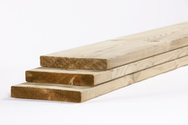 Tuinhout plank NE vuren | 28 x 195 360cm