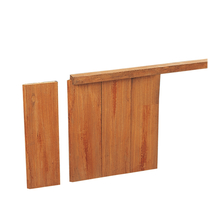 Geschaafd hardhouten damwand | 300