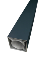 SeriAL/IdeAL | Antraciet Aluminium paal 200 cm