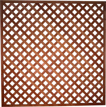 Felixwood | Trellis 17 | Bangkirai | Diagonaal | 180 x 180 cm