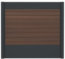 IdeAL | Scherm Antraciet- Symmetry Burnt Umber | 180x180 | 9 planks