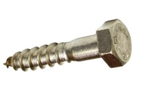 Houtdraadbout M8 RVS 8 x 30 mm