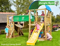 Jungle Gym | Farm + Bridge Module | DeLuxe | Blauw