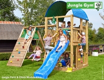 Jungle Gym | Farm + Climb Module X'tra | DeLuxe | Blauw