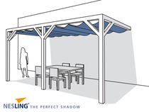 Nesling | Pergola Douglas Wall 2 | 200 x 300 | Zand