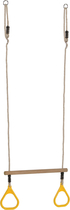 KBT | Trapeze met kunststof ringen | Geel