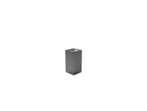 Adezz | Polyester bloembak Buxus | 40 x 40 x 80 | Antraciet