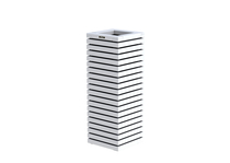 Hillhout | Elan zuilbloembak | 40 x 40 x 109 cm | Wit