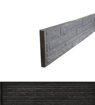 Betonrotsmotief onderplaat | Dubbelzijdig rotsmotief | Gecoat | Antraciet