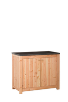 Woodvision | Douglas buitenkeuken element | Dubbel 90 met deuren