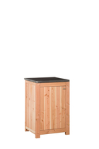 Woodvision | Douglas buitenkeuken element | Enkel 90 met deur