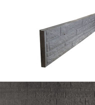 Betonrotsmotief onderplaat | Dubbelzijdig Rotsmotief | Ongecoat | Antraciet