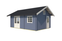 Nubuiten | Blokhut Caroline | Pigeon Blue | 595x410 cm