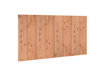 Douglasvision | Wand B 228,5 x 194 cm | Halfhouts Rabat Dubbelzijdig | Achterwand | Onbehandeld
