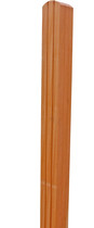 Felix Clercx | Bangkirai paal met ronde kop | 100 cm