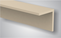 CarpGarant | Hoekprofiel composiet creme 4 x 4 x 300 cm