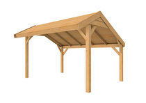 Douglasvision | Kapschuur Comfort 400 x 250 | Geimpregneerd-groen