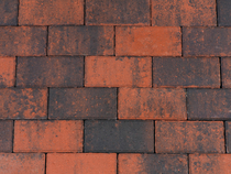 Kijlstra | Betonstraatsteen 21x10.5x6 | Rood/zwart
