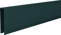 IdeAL | Antraciet Begin- en Eindprofiel voor aluminium Scherm | 200cm