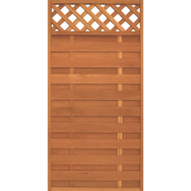 Felixwood | Plankenscherm Bangkirai | Horizontaal trellis 90
