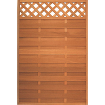 Felixwood | Plankenscherm Bangkirai | Horizontaal trellis 120