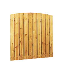 Toogplankenscherm grenen | Verticaal 21 planks