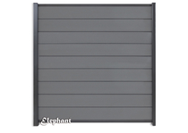 Elephant | Tuinscherm Modular | 180x200 cm | Rock Grey/Antraciet