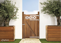 Elephant | Belmonte enkele poort met trellis | 100 x 180 cm