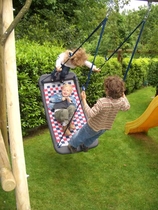 Multikids schommelmat | Home Medium Wit Blauw