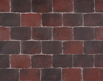 Excluton | Abbeystones 21x14x6 | Rood/zwart