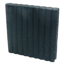 Excluton | Rondoband palissade 8x50x50 | Zwart