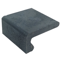 Excluton | Traptrede zonder neus 40x20x40 cm | Antraciet