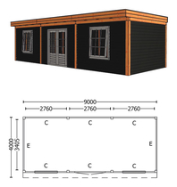 Trendhout | Buitenverblijf Refter XL 9000 mm | Combinatie 6