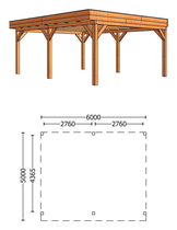 Trendhout | Buitenverblijf Regina XL 6000 mm | Combinatie 1