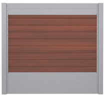 IdeAL | Scherm Zilver- Symmetry Cinnabar | 180x180 | 9 planks