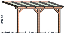 Trendhout | Terrasoverkapping La Véranda 500x300