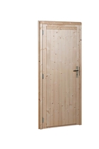 Woodvision | Dichte deur vuren | Extra breed | Linksdraaiend