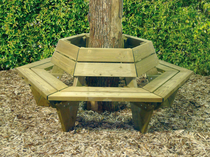 Trendhout | Boombank Aron | Onbehandeld