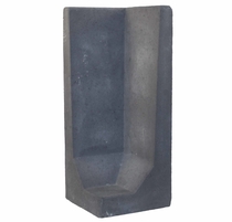 MBI | Hoek L-element 100x40x40 | Antraciet