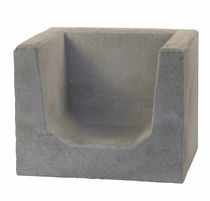 MBI | Hoek U-element 40x50x40 | Grijs